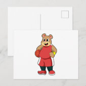 Beer op basketbalsporten briefkaart (Voorkant / Achterkant)