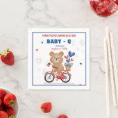 Beer op de fiets 4 juli Baby shower Servet (Insitu)