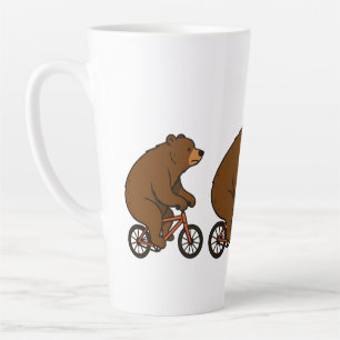 Beer op een fiets – Wilde rit trillingen Latte Mok