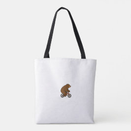 Beer op een fiets – Wilde rit trillingen Tote Bag