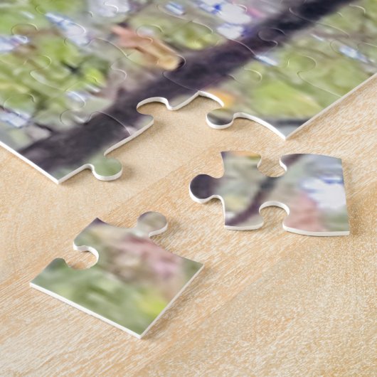 Beer op een tak legpuzzel (Zijkant)