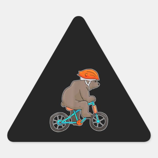 beer op fietsenfietsen beer sticker (Voorkant)