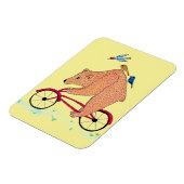 Beer op Fietsmagneet Magneet (Linkerzijde)