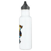 Beer op ijshockey met ijshockeystick waterfles (Rechts)