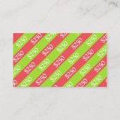 Beer op kerstcadeau $250 cadeaubon kortingskaartje (Achterkant)