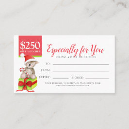 Beer op kerstcadeau $250 cadeaubon kortingskaartje