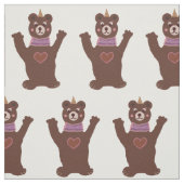 Beer op maat gekamd katoenweefsel (56" width) stof (Swatch)