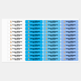 beer op maat gesneden naam & telefoonnummer ijzero labels