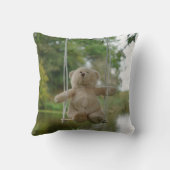 Beer op schommel vanaf de rug. kussen (Achterkant)