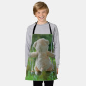 Beer op schommel vanaf de rug. schort (Gedragen)