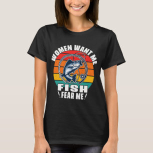 Beer op visvangst met hengel t-shirt