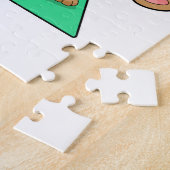 Beer op Yoga Fitness Legpuzzel (Zijkant)