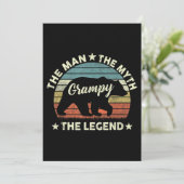 Beer Opa De Man De Mythe De Legende Kaart (Staand voorkant)