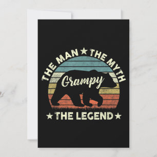 Beer Opa De Man De Mythe De Legende Kaart