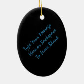 Beer Ornament - Gepersonaliseerde wildernis Art De (Achterkant)