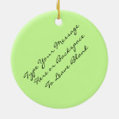 Beer Ornament - Gepersonaliseerde wildernis Art De (Achterkant)