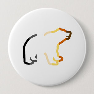 BEER OUTLINE RONDE BUTTON 4,0 CM