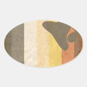 BEER OVALE STICKER (Voorkant)