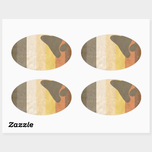 BEER OVALE STICKER (Vel)