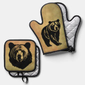 Beer Ovenwant & Pannenlap Set (Voorkant / Achterkant)