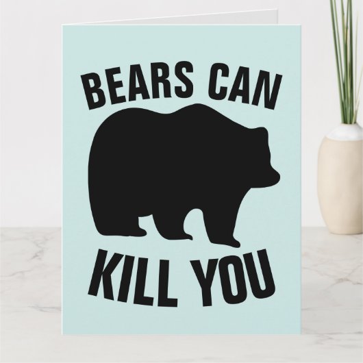 BEER OVER DE HILL FUNNY OVERGEZIEN BIRTHDAY KAART (Voorkant)