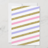 Beer over de uitnodigingen voor het Lila Baby show (Achterkant)