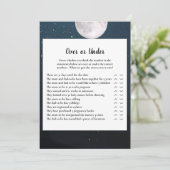 Beer over of onder Baby shower Kaart (Staand voorkant)