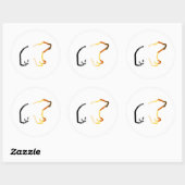 BEER-OVERZICHT RONDE STICKER (Vel)