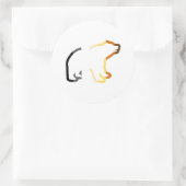 BEER-OVERZICHT RONDE STICKER (Tas)