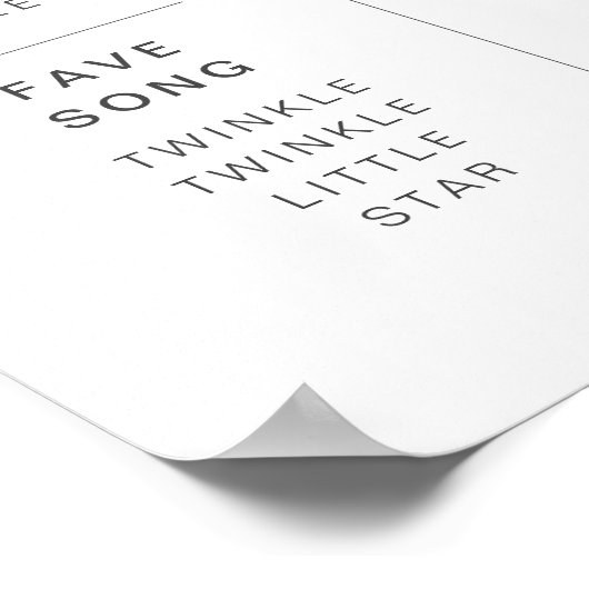 Beer Paarse ballonvaardijsteen Poster (Hoek)