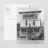 Beer Palace Tavern, 1940 Briefkaart (Voorkant / Achterkant)