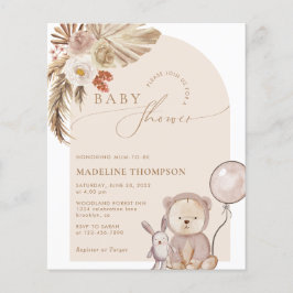 Beer Pampas Baby shower budgettair Bohemen Script
