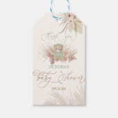 Beer Pampas Baby shower Dank u Cadeaulabel (Voorkant)