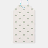 Beer Pampas Baby shower Dank u Cadeaulabel (Achterkant)