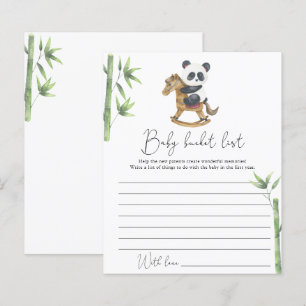 Beer Panda Baby bucket list