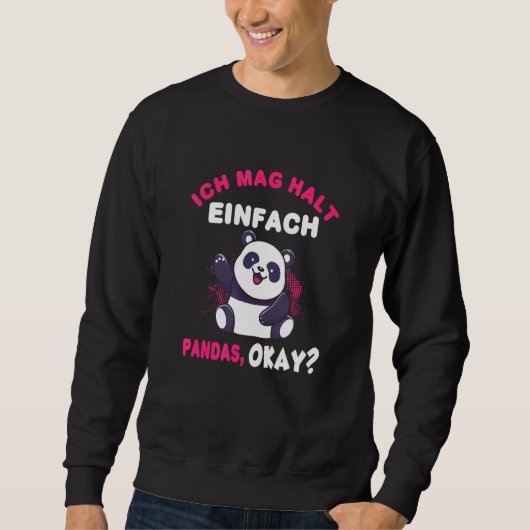Beer Panda Cute Panda Trui (Voorkant)