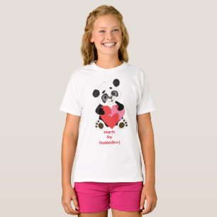 Beer Panda Harten voor Homeschool T-shirt