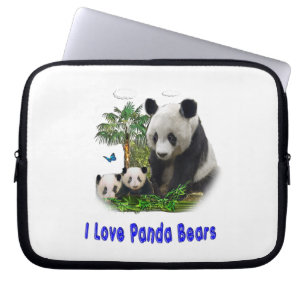 beer panda laptop sleeve