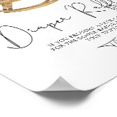 Beer Panda luierverloting Poster (Hoek)