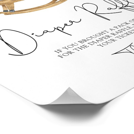 Beer Panda luierverloting Poster (Hoek)