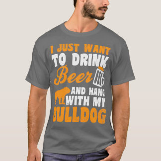 Beer Pap Shirt Drink Beer Hang Bulldog Gift