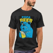 Beer Papa Drink bier T-shirt (Voorkant)