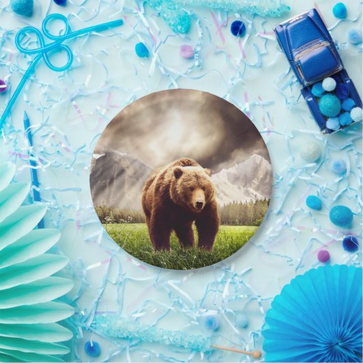 Beer Papieren Bordje (Feest)