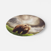 Beer Papieren Bordje (Gekanteld)