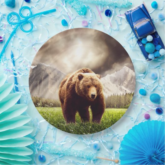 Beer Papieren Bordje (Feest)