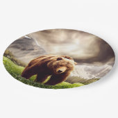 Beer Papieren Bordje (Gekanteld)