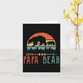 Beer pappa Grappige heren Vaderdag Cadeau-idee Kaart (Gele Bloem)