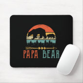 Beer pappa Grappige heren Vaderdag Cadeau-idee Muismat (Met muis)