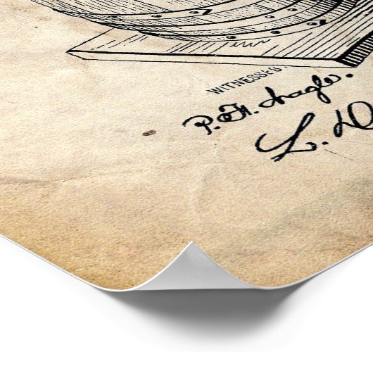 Beer Patent Poster (Hoek)