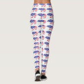 Beer Patriotic Grizzly Leggings (Achterkant)